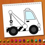 Coloring Ebook: Excavator Vehicles