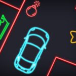 Neon Automobile Puzzle