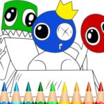 Rainbow Pals Coloring E-book Recreation