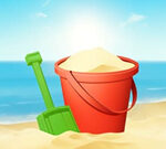 Coloring Ebook: Sand Bucket