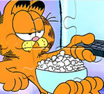 Jigsaw Puzzle: Garfield Film Time